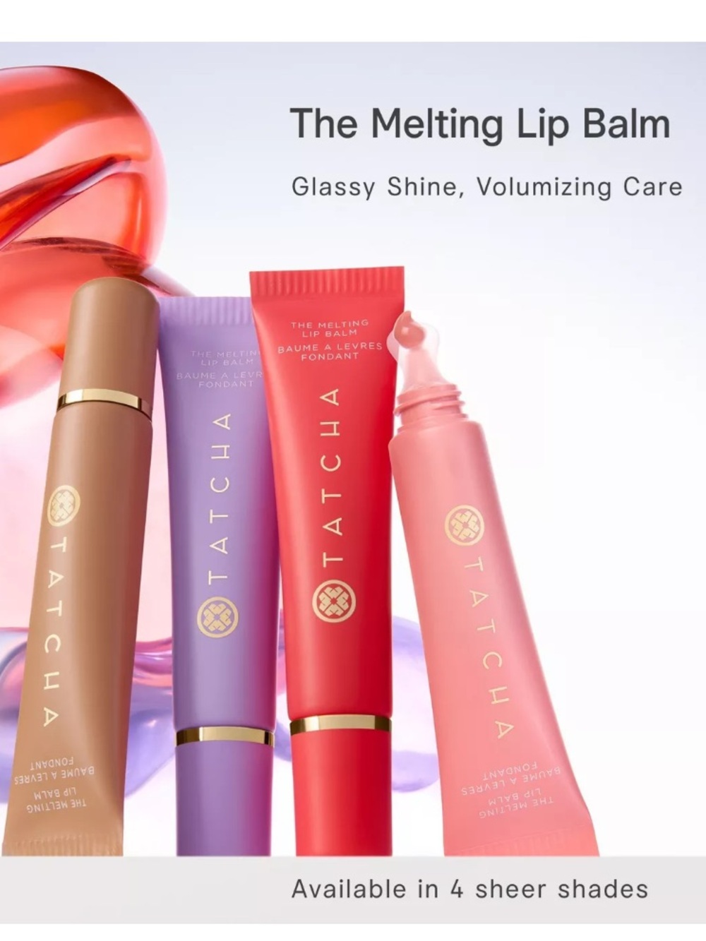 TATCHA The Melting Lip Balm - Hydrating Sheer Shine